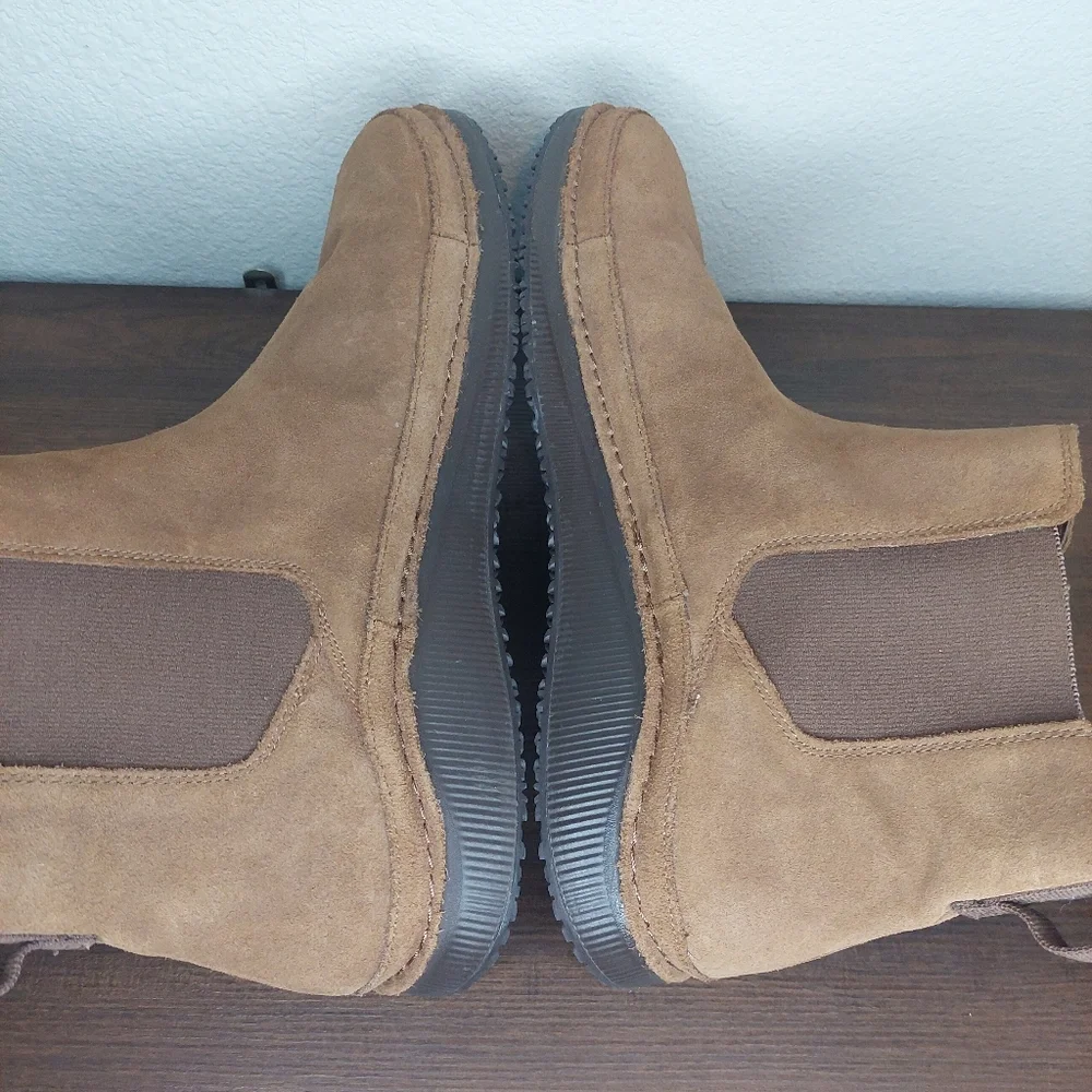 Chaco Paonia Men's Chelsea Suede Leather Boot‎ Wool Lining Size 12